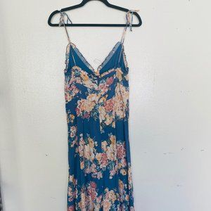 cottage rituals midi dress blue